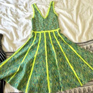 Bright, fun, stretchy, dressy, sexy dress - Bebe - size Small